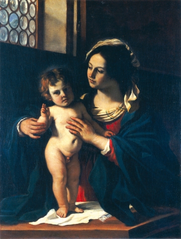 Guercino: Madonna a gyermekkel (1629.)
